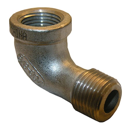 0.5 In. Stainless Steel 90 Degere EG Star Drive Elbow